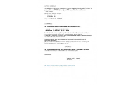 Lettre de rentrée saison 2025 2026 page 2